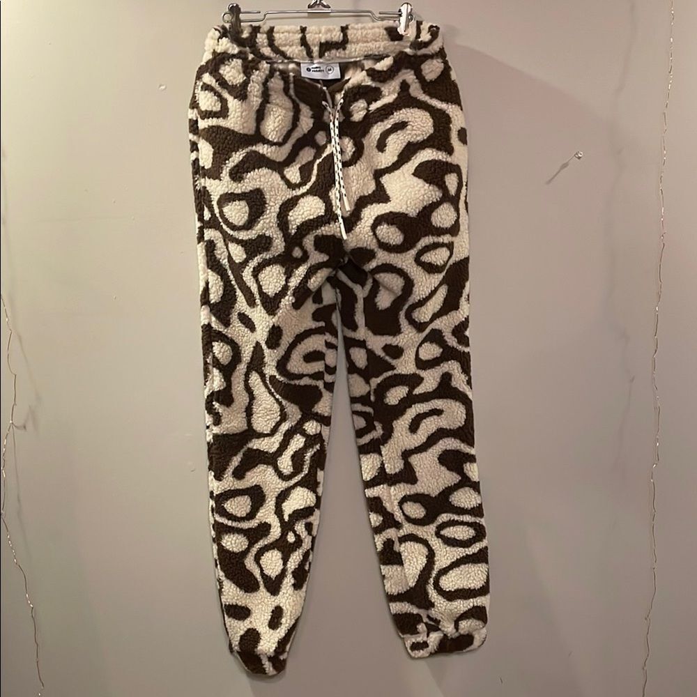 Parks Project Black and White Patterned Joggers